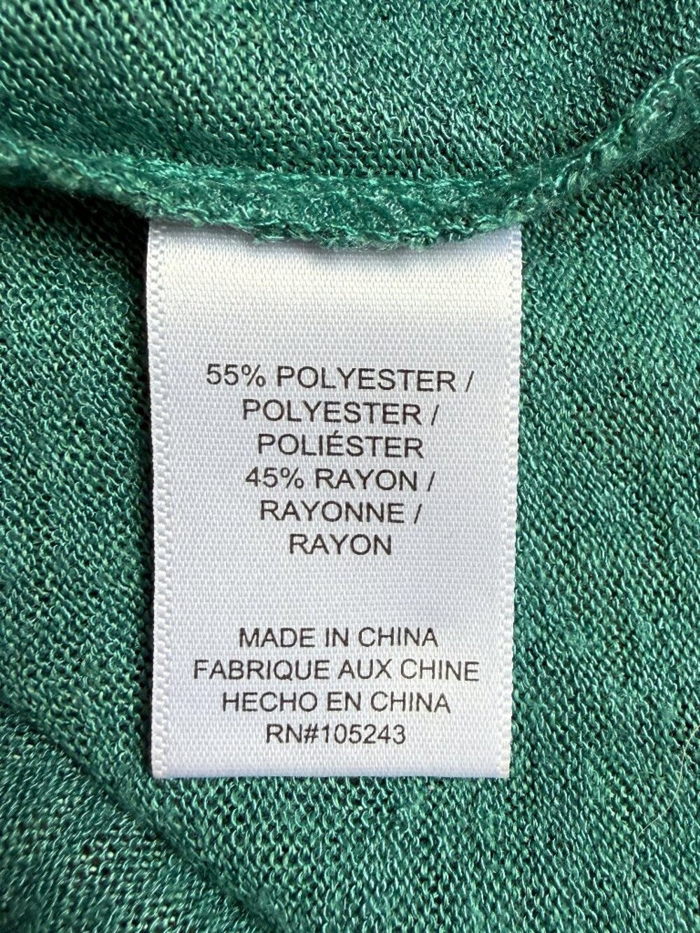 Bobeau Davie Strap Detail Knit Tee, Size Medium, Teal Green - Picture 8 of 10